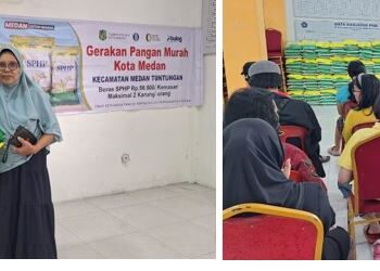 Atasi Lonjakan Harga, Dinas Ketahanan Pangan Medan Gelar Operasi Beras Murah Rp56.500 di Medan Tuntungan