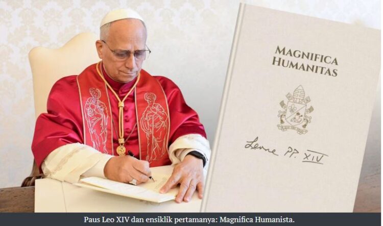 Paus Leo XIV Terbitkan Ensiklik Pertama “Magnifica Humanitas”, Soroti Ancaman AI terhadap Martabat Manusia