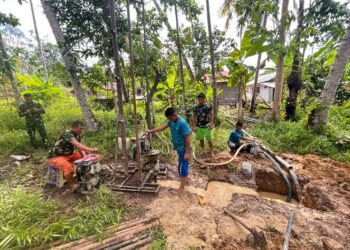 TNI Hadir untuk Rakyat: Satgas Kodam I/BB Percepat Pembangunan Sumur Bor di Gunungsitoli Nias