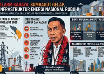 Blackout Sumbagut dan Alarm Rapuhnya Infrastruktur Energi Nasional