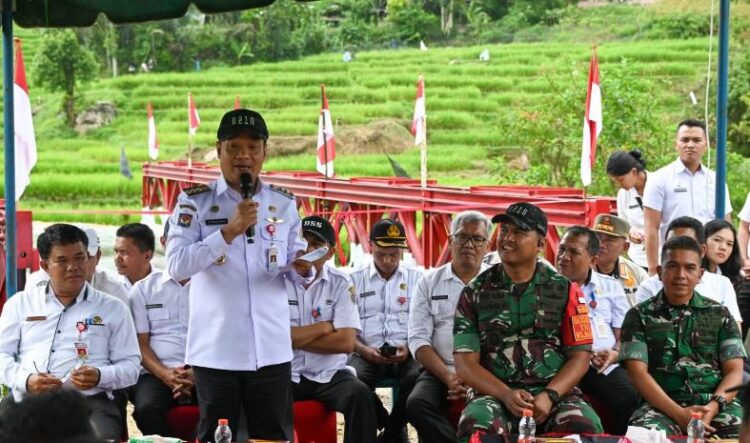 Jembatan Balley “Aek Uram” Diresmikan: Kolaborasi TNI-Pemkab Humbahas yang Bisa Dilintasi Tank