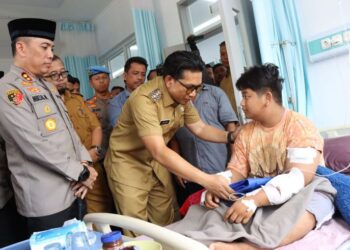 Wakil Wali Kota Binjai dan Kapolres Jenguk Korban Begal, Pastikan Penanganan Maksimal dan Gratis