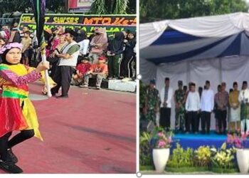 Wali Kota Binjai Lepas Pawai Ta’aruf MTQ ke-57, Syiar Islam Menggema