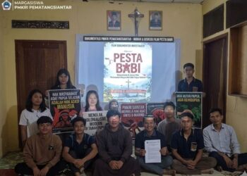 Nobar Film ‘Pesta Babi’ di PMKRI Pematangsiantar: Mahasiswa Bedah Kolonialisme Modern di Tanah Papua