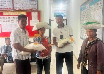 Kecamatan Pollung Salurkan Bantuan Pangan bagi 3.117 Keluarga
