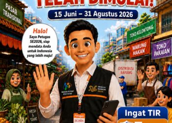 Sensus Ekonomi 2026 Dimulai, BPS Sumut Terjunkan Petugas Serentak ke Pelosok Daerah