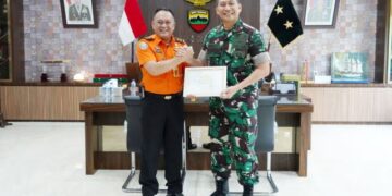 Perkuat Sinergi Operasi Kemanusiaan, Pangdam I/BB Terima Audiensi Kantor SAR Medan