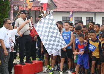 Lomba Maraton 5K Semarakkan HUT ke-23 Humbang Hasundutan, 1.010 Pelajar Tunjukkan Semangat Sportivitas