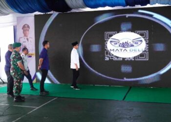Rico Waas Jadikan Program Mata Deli Percontohan, CCTV Swadaya Perkuat Keamanan Lingkungan Kota Medan