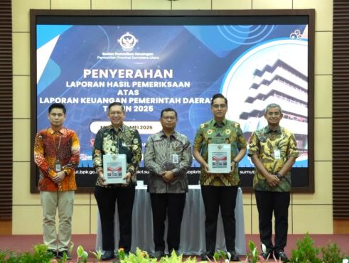 Ketua DPRD Medan Terima LHP LKPD 2025, Pemkot Kembali Raih Opini WTP