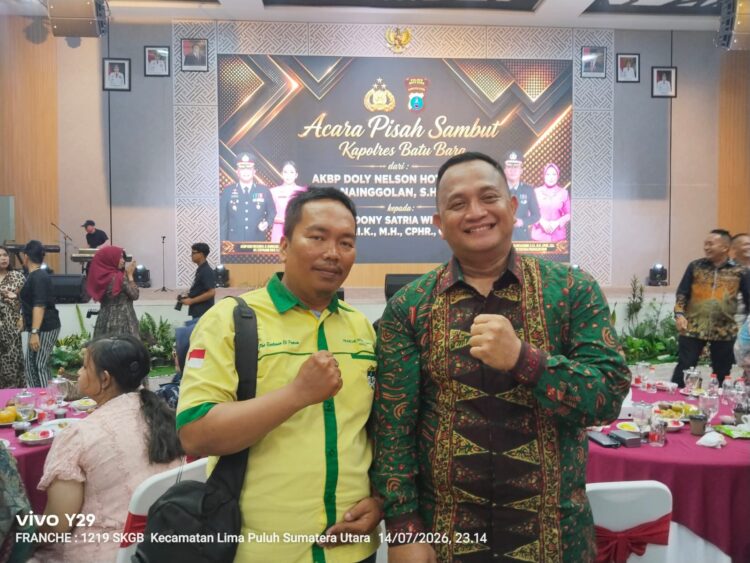 Pemuda Katolik Komcab Batubara Apresiasi Kapolres Lama, Siap Bersinergi dengan AKBP Dony Satria Wicaksono