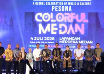 Ketua DPRD Medan Wong Chun Sen Hadiri Perayaan Pesona Colorful Medan HUT ke-436