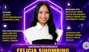 Felicia Sihombing Tampil di Top 5 The Icon Indonesia, Keluarga Ajak Masyarakat Sumut Beri Dukungan