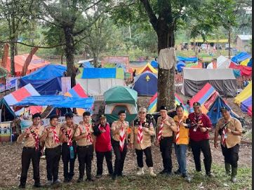 Investasi Karakter Masa Depan: Sekda Binjai Kawal Kontingen di Jambore Daerah XI