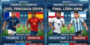 Semifinal Piala Dunia 2026 Paling Mahal: Prancis Tantang Spanyol, Duel Klasik Inggris vs Argentina Tercipta!