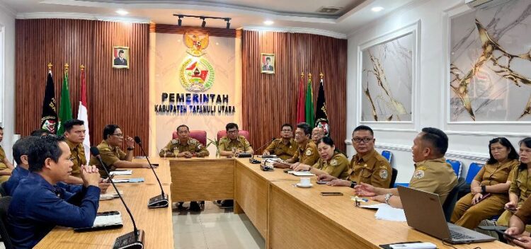 Rakor Pengendalian Inflasi 2026, Bupati Taput Perkuat Sinergi Dukung Program Strategis Nasional