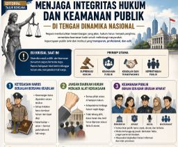 Menjaga Integritas Hukum dan Keamanan Publik di Tengah Dinamika Nasional