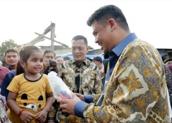 Pemprov Sumut Bangun Rumah Korban Puting Beliung Medan