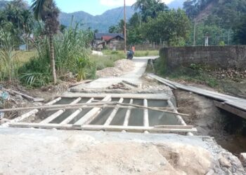 Camat Onan Ganjang: Jembatan Pagaran Dolok di Sanggaran II Masuki Tahap Pembangunan