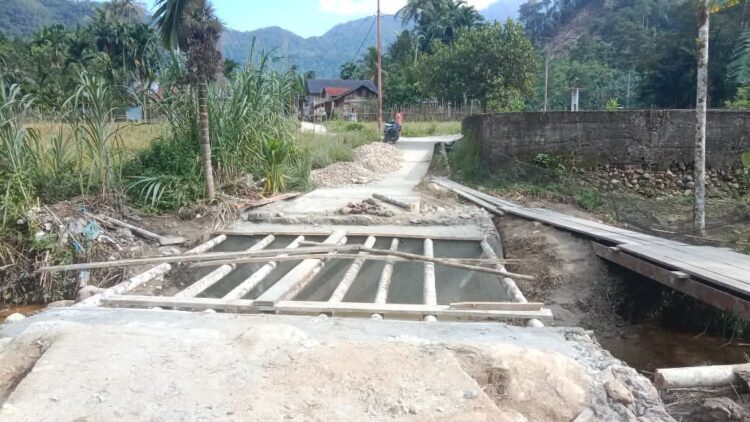 Camat Onan Ganjang: Jembatan Pagaran Dolok di Sanggaran II Masuki Tahap Pembangunan
