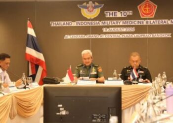 Kapuskes TNI Pimpin Delegasi Kesehatan TNI Hadiri Bilateral Thainesia ke 10 tahun 2026 di Thailand 