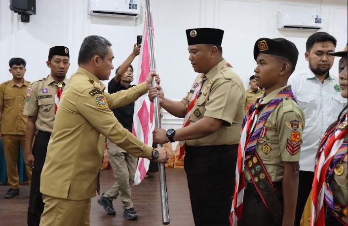 Sekda Binjai Lepas Kontingen Pramuka ke Jambore Nasional XII 2026