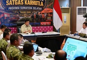 Presiden Prabowo Pantau Karhutla Jambi dan Lampung