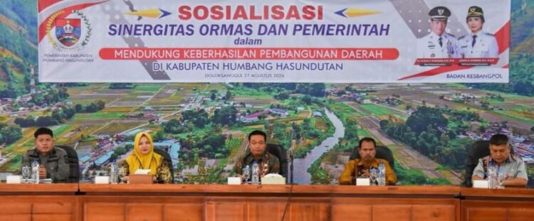 Bupati Humbahas Dorong Sinergitas Ormas dan Pemerintah untuk Pembangunan Daerah
