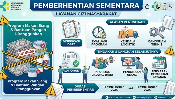 BGN Resmi Sanksi Seratusan SPPG, Ini Daftar Lengkap Nama SPPG di Sumut yang Ditutup Sementara