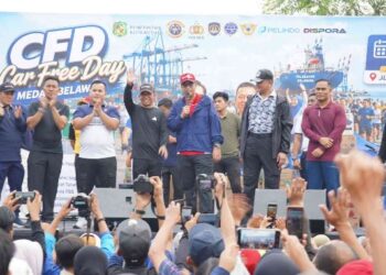 Rico Waas Dekatkan Pelayanan Publik Lewat CFD Medan Belawan