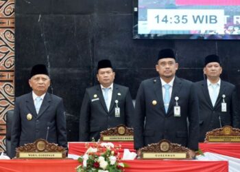 Gubernur Bobby Nasution Saksikan Pidato RUU APBN 2027, Selaraskan Pembangunan Sumut