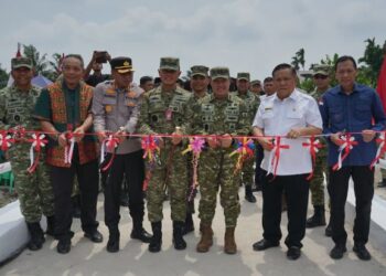52 Jembatan Garuda Rampung, Akses 155 Desa di Wilayah Kodam XIX/Tuanku Tambusai Terbuka