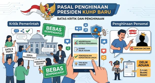 Kritik Pemerintah di Medsos Bisa Kena Pidana? Cek Batasan Pasal Penghinaan Presiden di KUHP Baru
