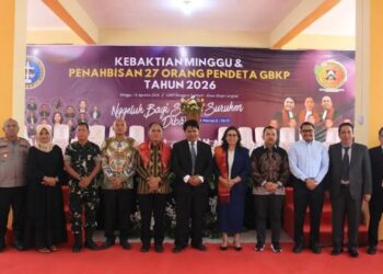 27 Pendeta GBKP Ditahbiskan, Pemko Binjai Dorong Penguatan Kerukunan Antarumat