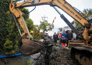 Pemko Medan Benahi Drainase Marelan, 400 Meter U-Ditch Disiapkan untuk Atasi Banjir