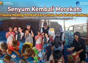 Senyum Kembali Merekah: Trauma Healing Pemkab Karo untuk Anak Korban Sinabung