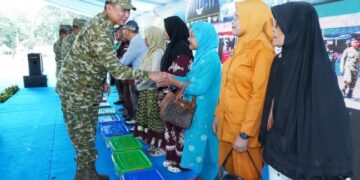 HUT ke-81 TNI: Kodam I/BB Gelar Bazar Sembako Murah dan Layanan Kesehatan Gratis di Medan