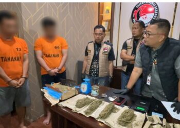 Satres Narkoba Polrestabes Medan Grebek Kamar Kos Tempat Transit Sabu dan Ganja di Medan Petisah