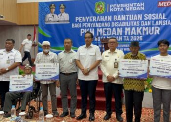 PKH Medan Makmur Resmi Disalurkan, 10 Ribu Lansia dan Disabilitas Terima Rp800 Ribu