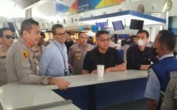 Wakapolda Sumut Tinjau Situasi Bandara Kualanamu Terkait Pembatalan Penerbangan