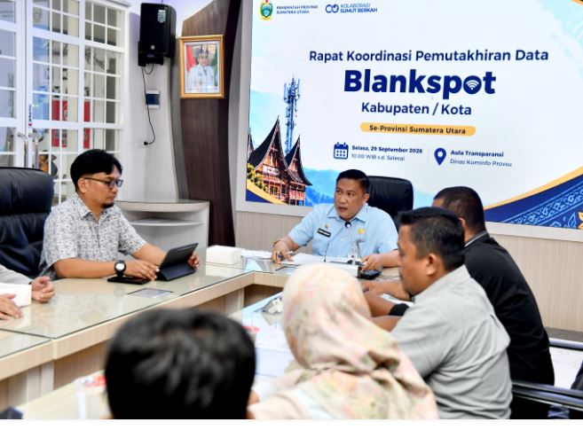 Kominfo Sumut Dorong Pemkab dan Pemkot Perbarui Data Blankspot Demi Pemerataan Akses Internet