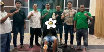 Reskrim Polsek Medan Baru Tembak Pelaku Pencurian Kamar Kos di Petisah Tengah