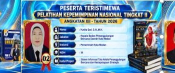 Tiga Pejabat Pemko Medan Raih Predikat ‘Peserta Teristimewa’ PKN Tingkat II 2026 Melalui Terobosan Inovatif