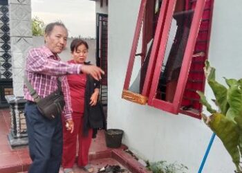 Rumah Dirusak Sekelompok Orang, Janda di Hamparan Perak Minta Polisi Tangkap Pelaku