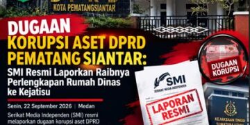 Dugaan Korupsi Aset DPRD Pematang Siantar: SMI Resmi Laporkan Raibnya Perlengkapan Rumah Dinas ke Kejatisu