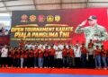 Pangdivif 2 Kostrad Buka Open Tournament Karate Piala Panglima TNI di Malang