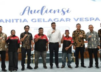 Bobby Nasution Apresiasi Komunitas Vespa, Dukung Penuh Ajang Gelegar Vespa di Binjai