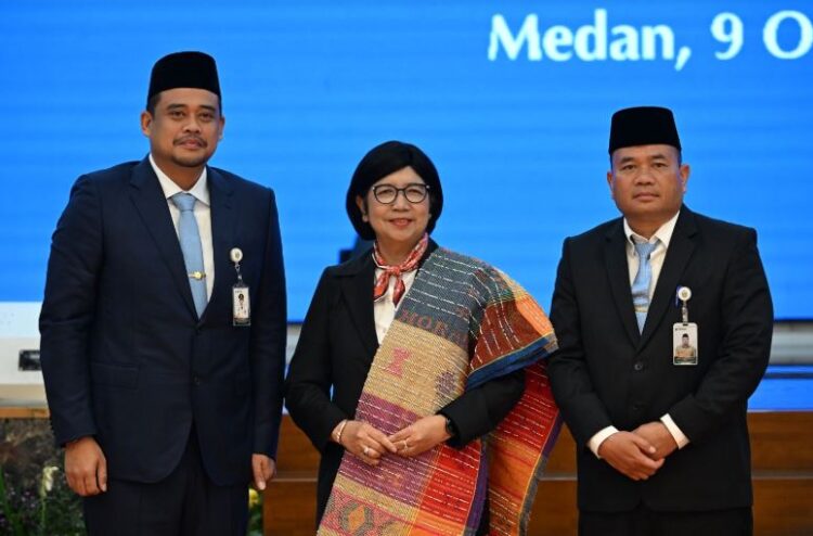 Gubsu Bobby Nasution Soroti Ketimpangan Ekonomi Daerah saat Pengukuhan Kepala BI Sumut