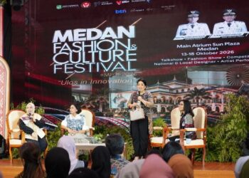 Di MFCF 2026, Airin Rico Waas Bagikan Cerita Bawa Ulos Medan ke Panggung Dunia