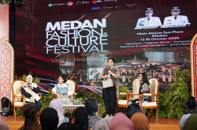 Di MFCF 2026, Airin Rico Waas Bagikan Cerita Bawa Ulos Medan ke Panggung Dunia